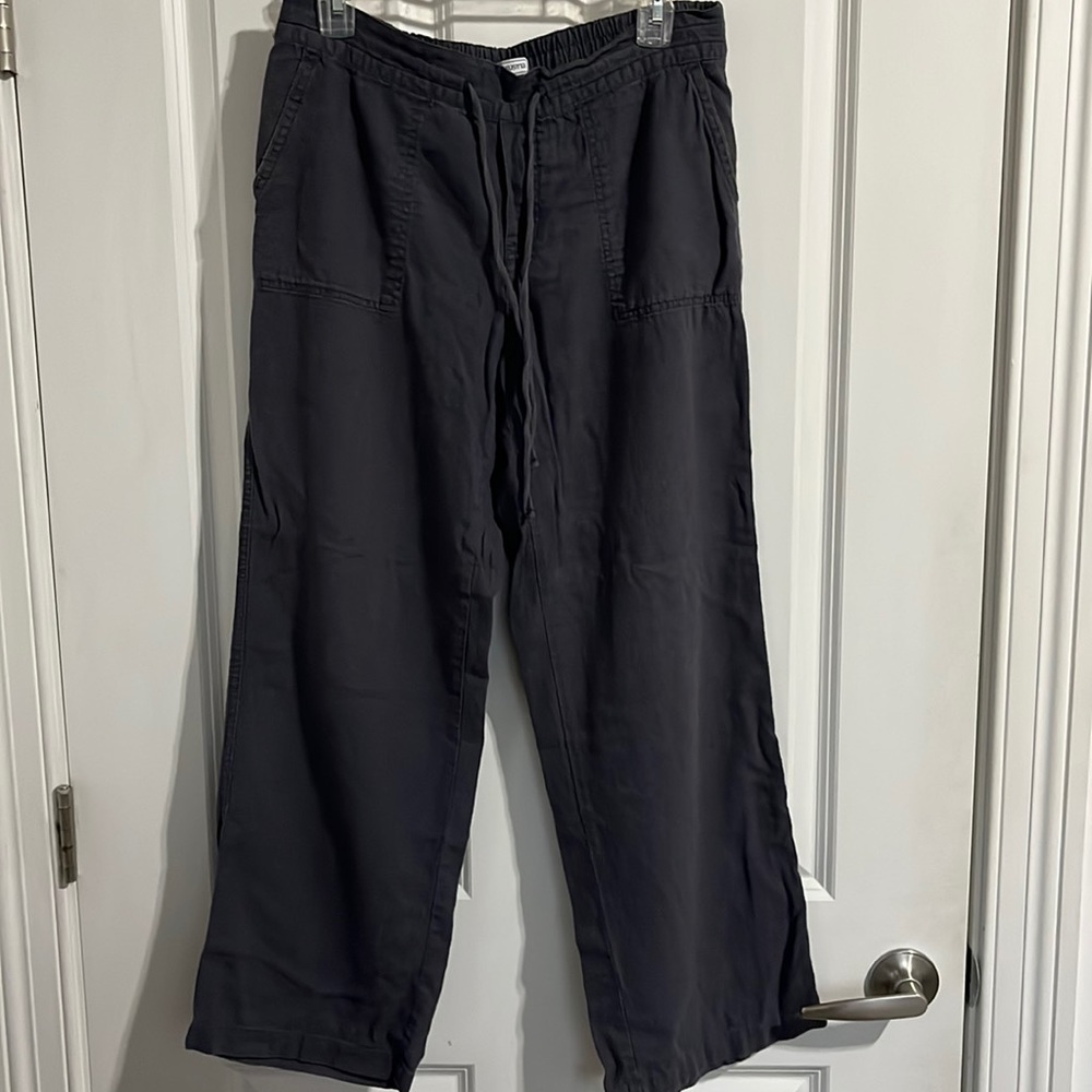 Susina low rise, grey blue, coastal cotton pant